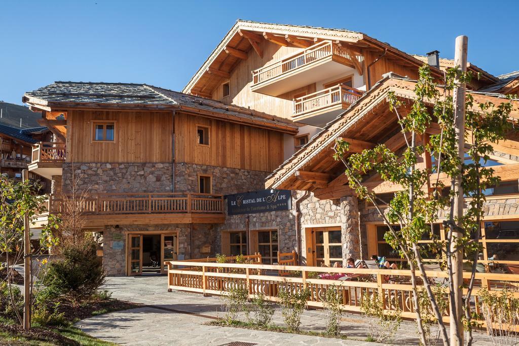 Cgh Residences & Spas Le Cristal De L'Alpe Alpe d'Huez Exteriör bild