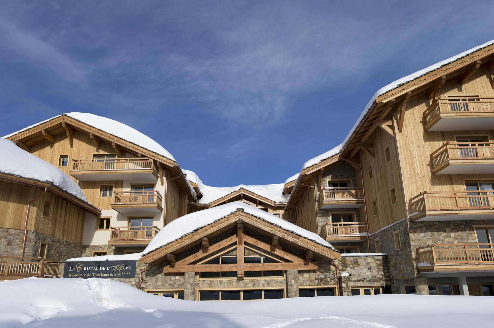 Cgh Residences & Spas Le Cristal De L'Alpe Alpe d'Huez Exteriör bild